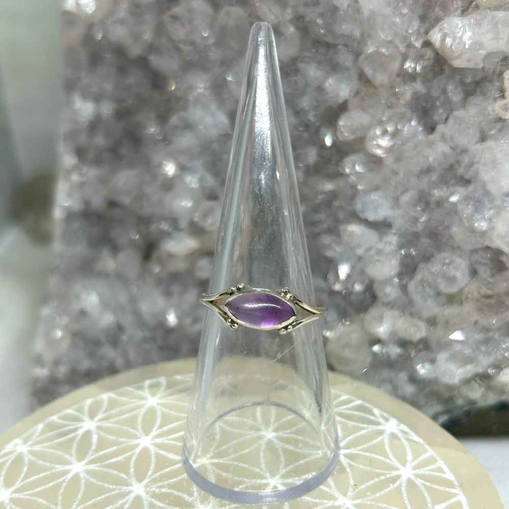Amethyst Sterling Silver Ring